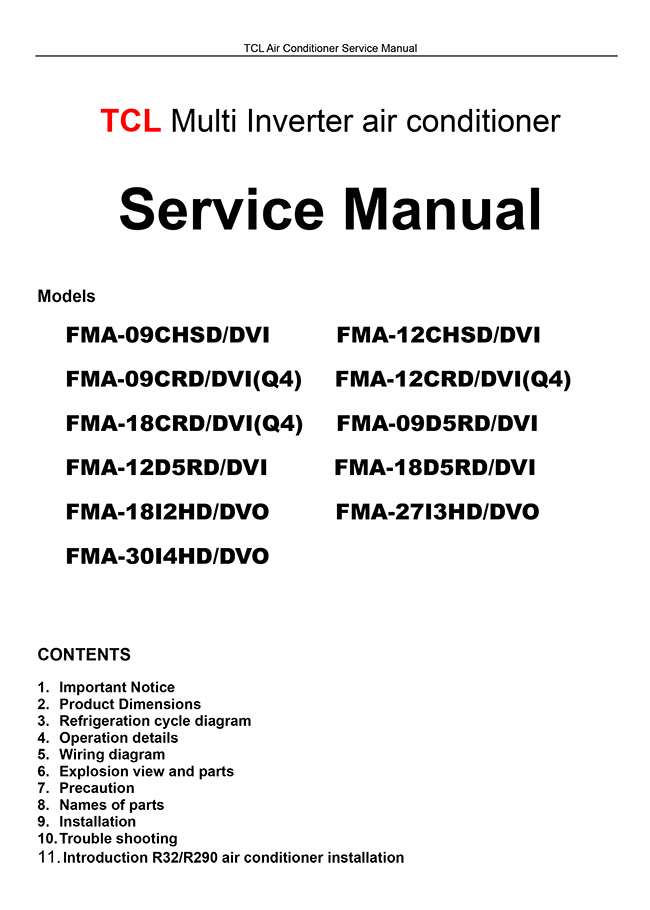 Посібник сервісного обслуговування Free Match R32