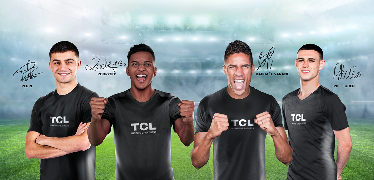TCL розпочинає своє чергвое спонсорство з зірками футболу